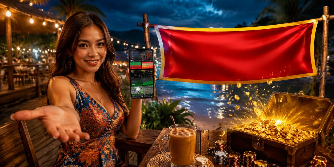 Pengalaman mudah alih kasino dan e-sukan di Langkawi dengan motif batik Melayu